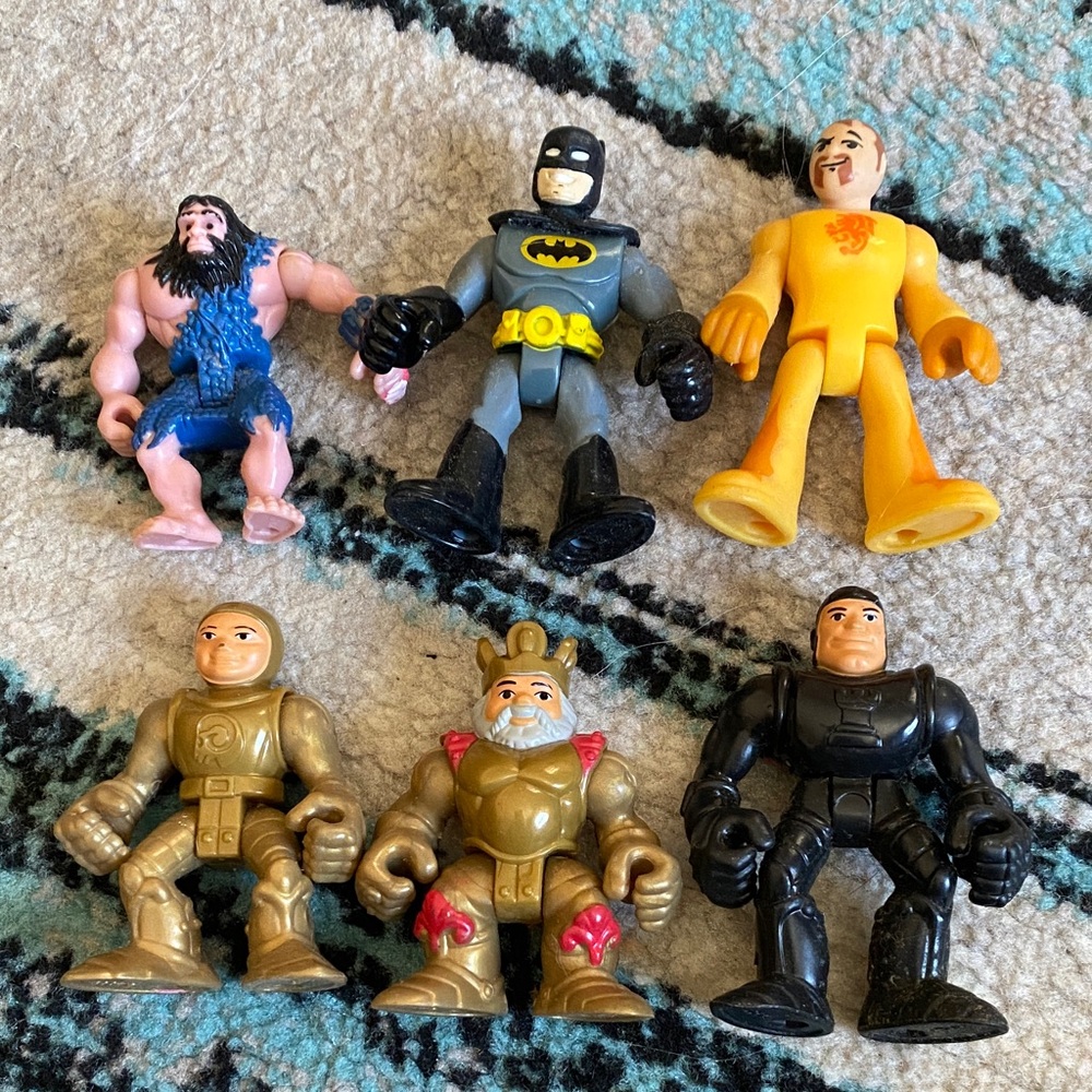 Fisher-Price Imaginext Heroic Action Figure Set - Black, Gold, Blue